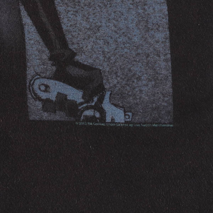 GORILLAZ Gorillaz Band T-shirt Band T Men's S size unclear black type Vintage Second Hand