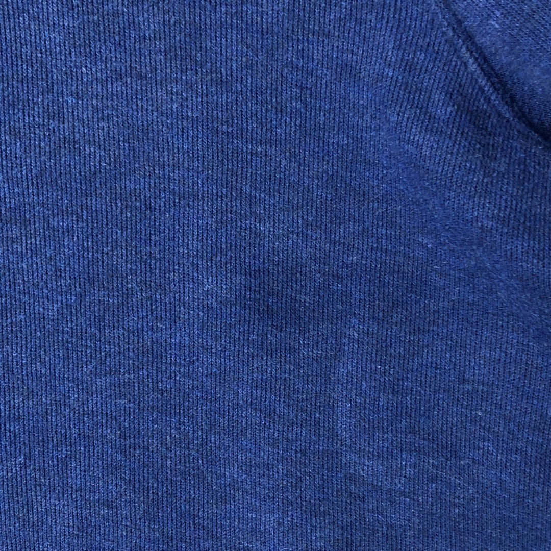 Ralph Lauren POLO RALPH LAUREN ESTATE RIB Cotton Knit Half-Zip Sweater, Men's Size L cotton blue type Vintage Second Hand