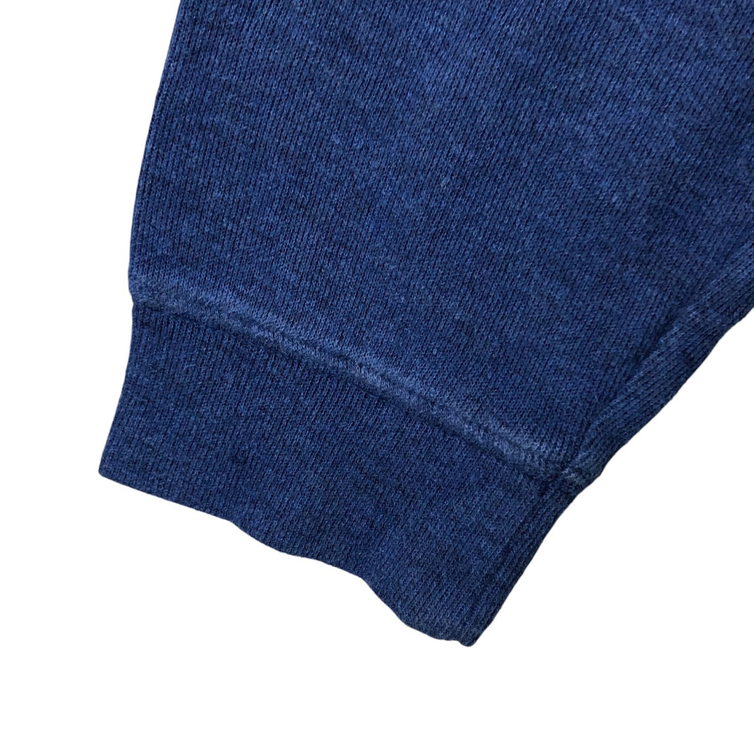 Ralph Lauren POLO RALPH LAUREN ESTATE RIB Cotton Knit Half-Zip Sweater, Men's Size L cotton blue type Vintage Second Hand