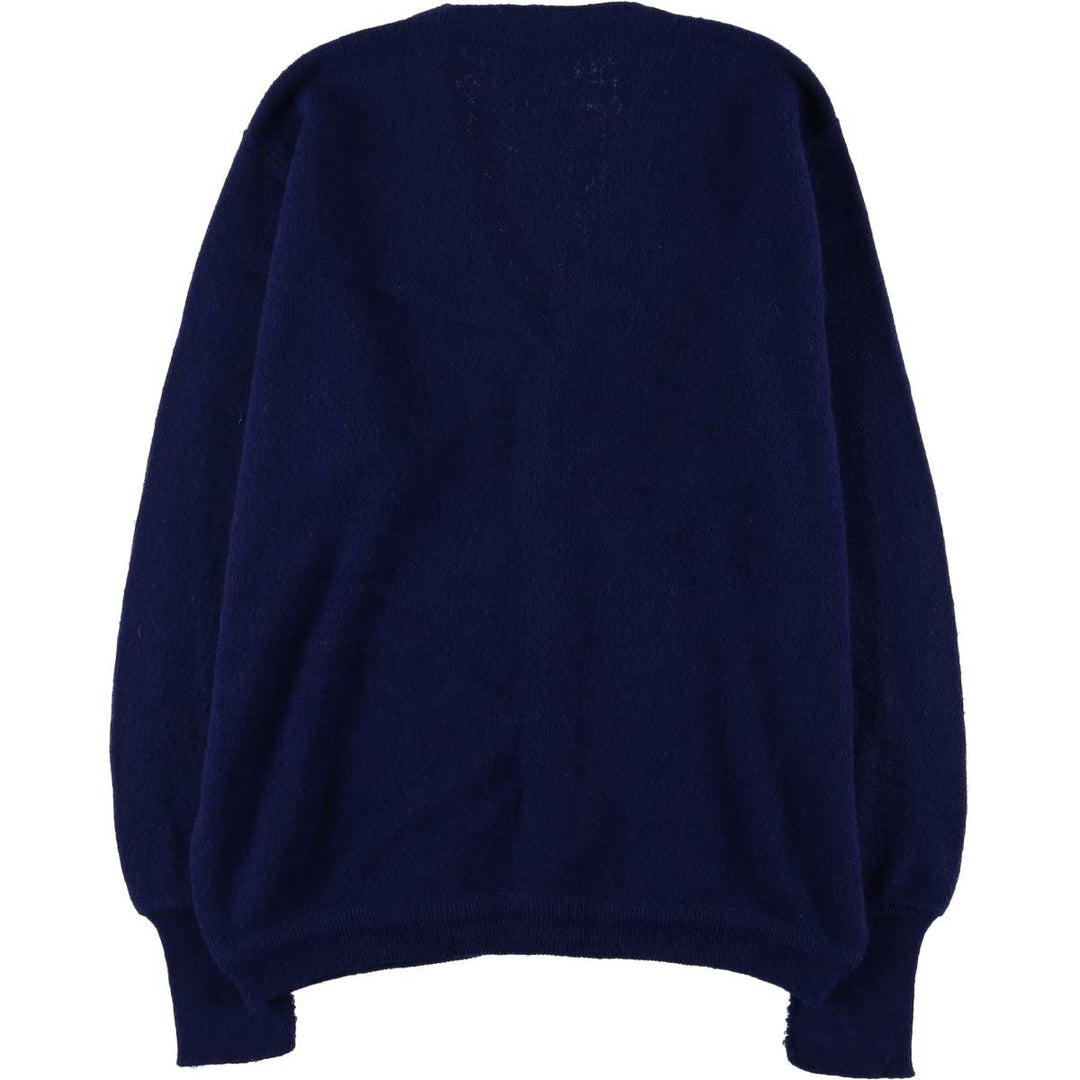 Vintage 1970'S Kimberton Pickering knit cardigan, size M, men's unclear navy blue type Vintage Second Hand