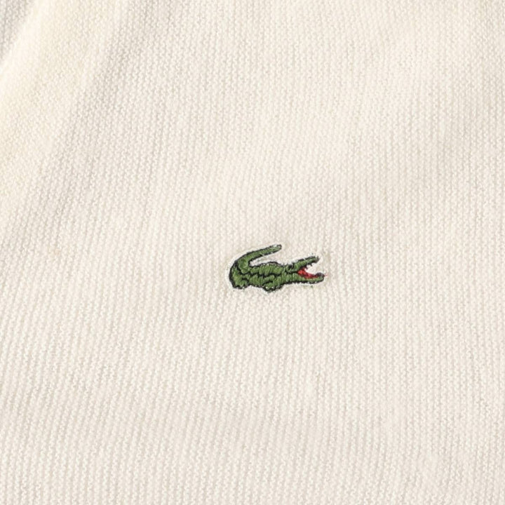 Vintage 1970'S Lacoste IZOD acrylic knit cardigan, men's size XL Oron Acrylic unbleached Vintage Second Hand