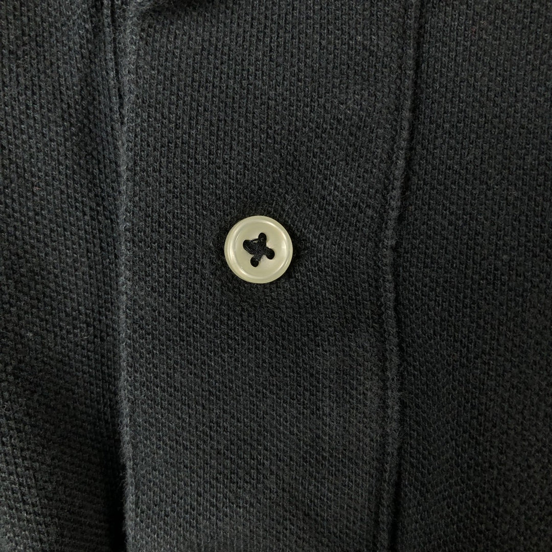 Ralph Lauren POLO RALPH LAUREN short sleeve polo shirt men's size L cotton black type Vintage Second Hand