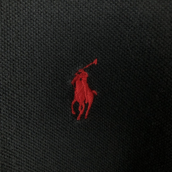Ralph Lauren POLO RALPH LAUREN short sleeve polo shirt men's size L cotton black type Vintage Second Hand