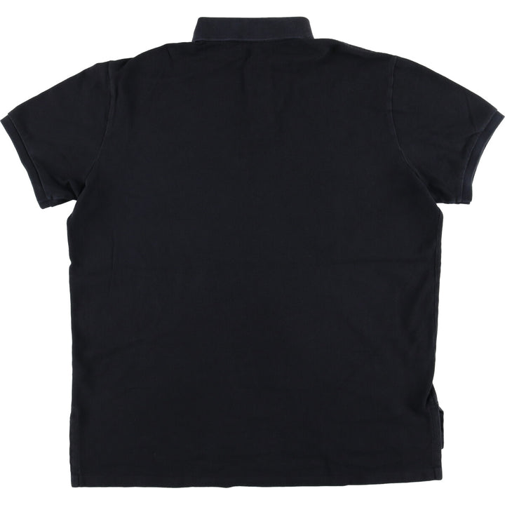 Ralph Lauren POLO RALPH LAUREN CUSTOM FIT short sleeve polo shirt men's XL equivalent cotton black type Vintage Second Hand