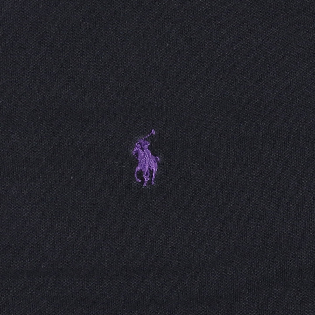 Ralph Lauren POLO RALPH LAUREN CUSTOM FIT short sleeve polo shirt men's XL equivalent cotton black type Vintage Second Hand