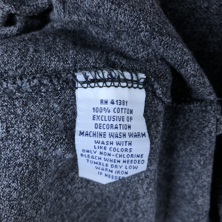Ralph Lauren POLO RALPH LAUREN SLIM FIT short sleeve polo shirt, men's size L cotton gray type Vintage Second Hand