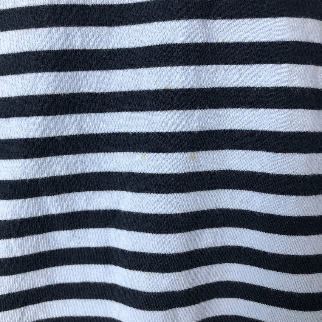 Ralph Lauren POLO RALPH LAUREN CLASSIC FIT short sleeve striped polo shirt men's size L unclear Blue type light blue Vintage Second Hand