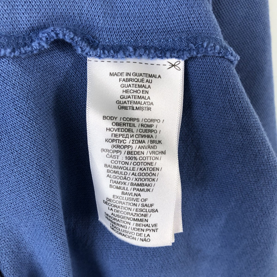 Ralph Lauren POLO RALPH LAUREN CUSTOM SLIM FIT short sleeve polo shirt men's XL equivalent cotton blue type Vintage Second Hand