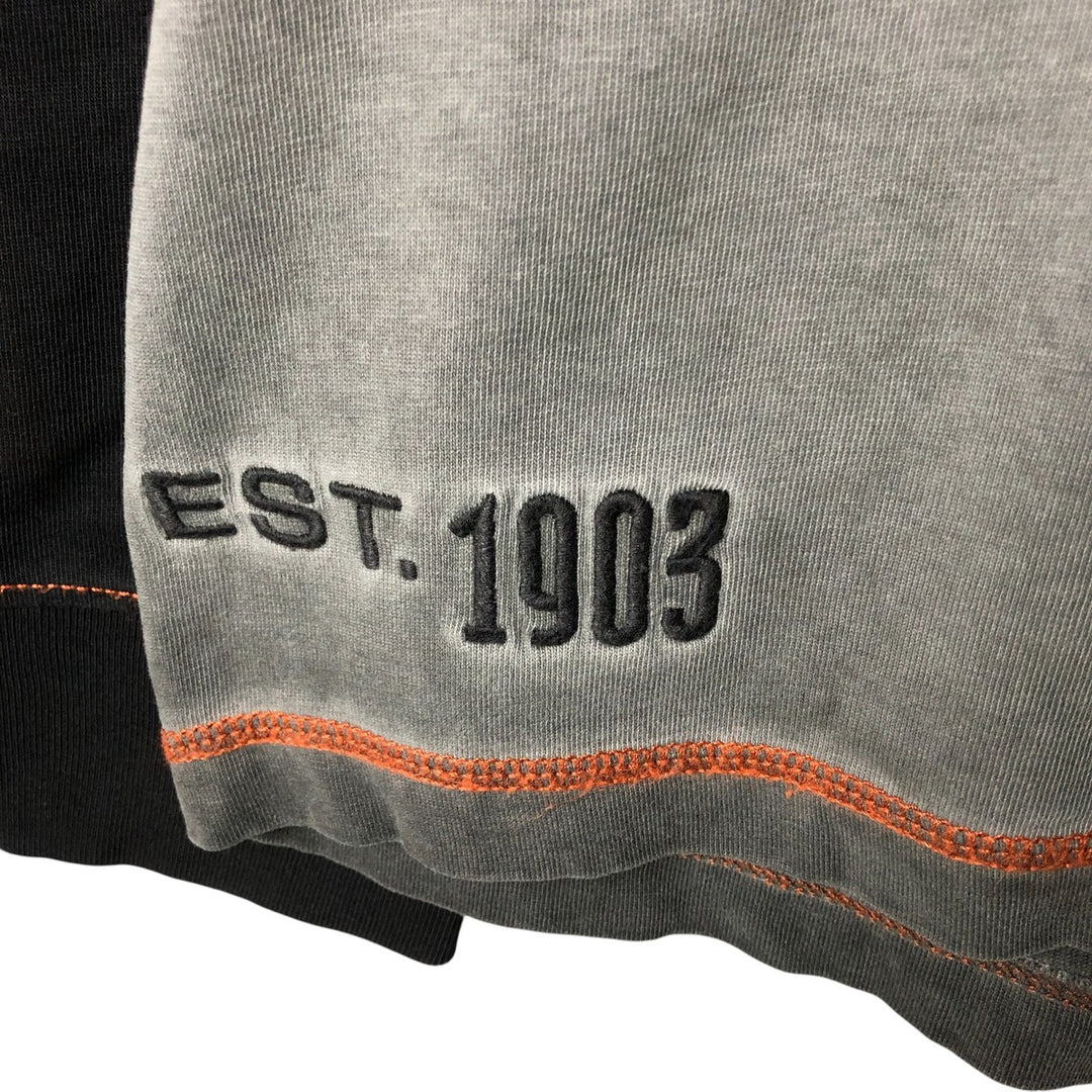 00'S Harley-Davidson Long Sleeve T-Shirt, Men's XXL cotton gray type Vintage Second Hand