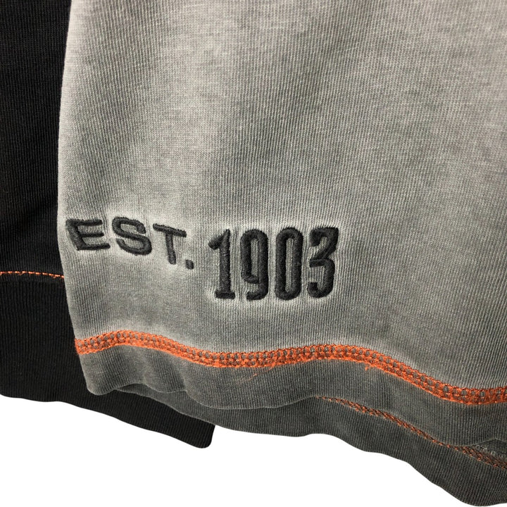 00'S Harley-Davidson Long Sleeve T-Shirt, Men's XXL cotton gray type Vintage Second Hand