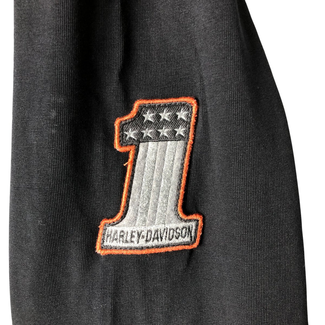 00'S Harley-Davidson Long Sleeve T-Shirt, Men's XXL cotton gray type Vintage Second Hand