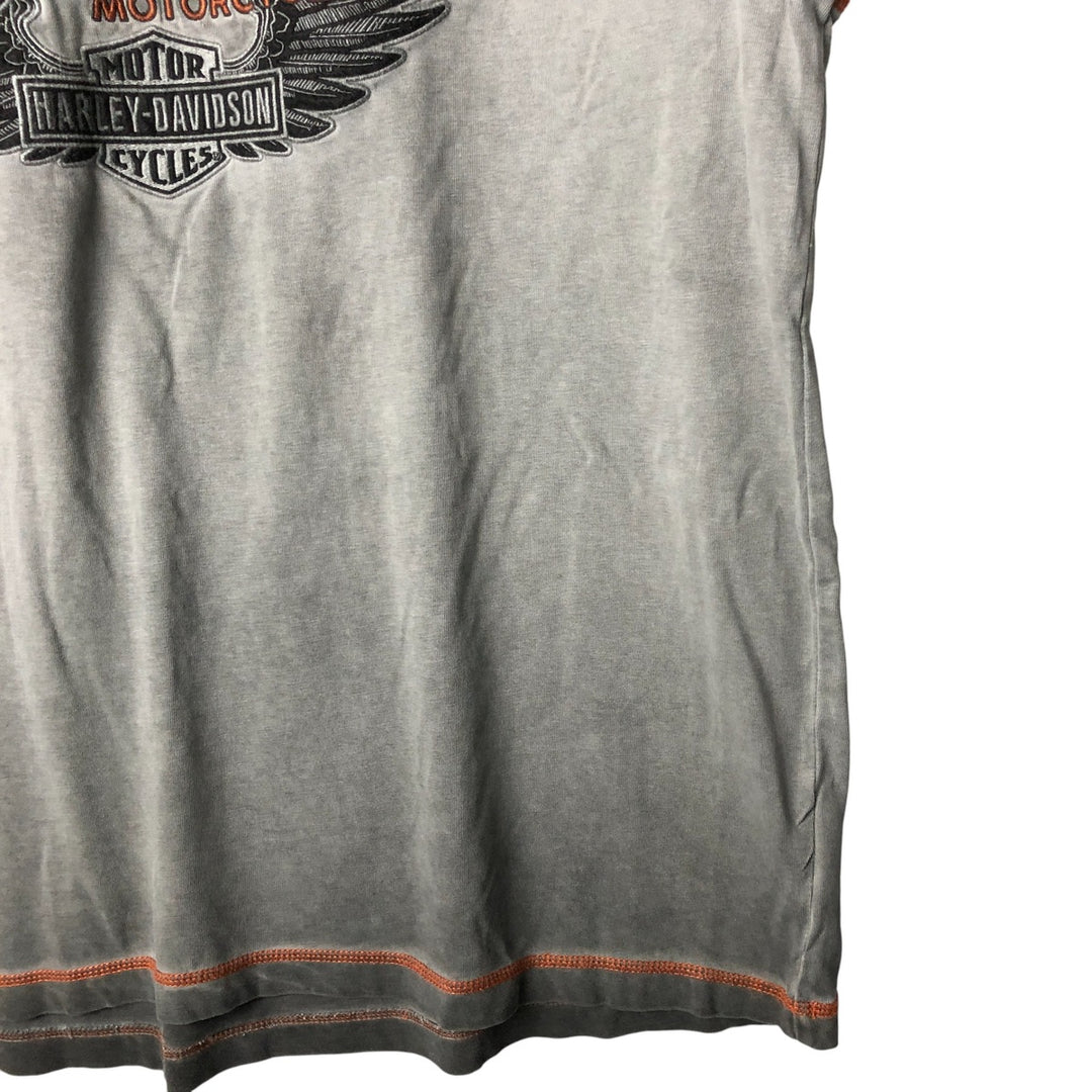 00'S Harley-Davidson Long Sleeve T-Shirt, Men's XXL cotton gray type Vintage Second Hand