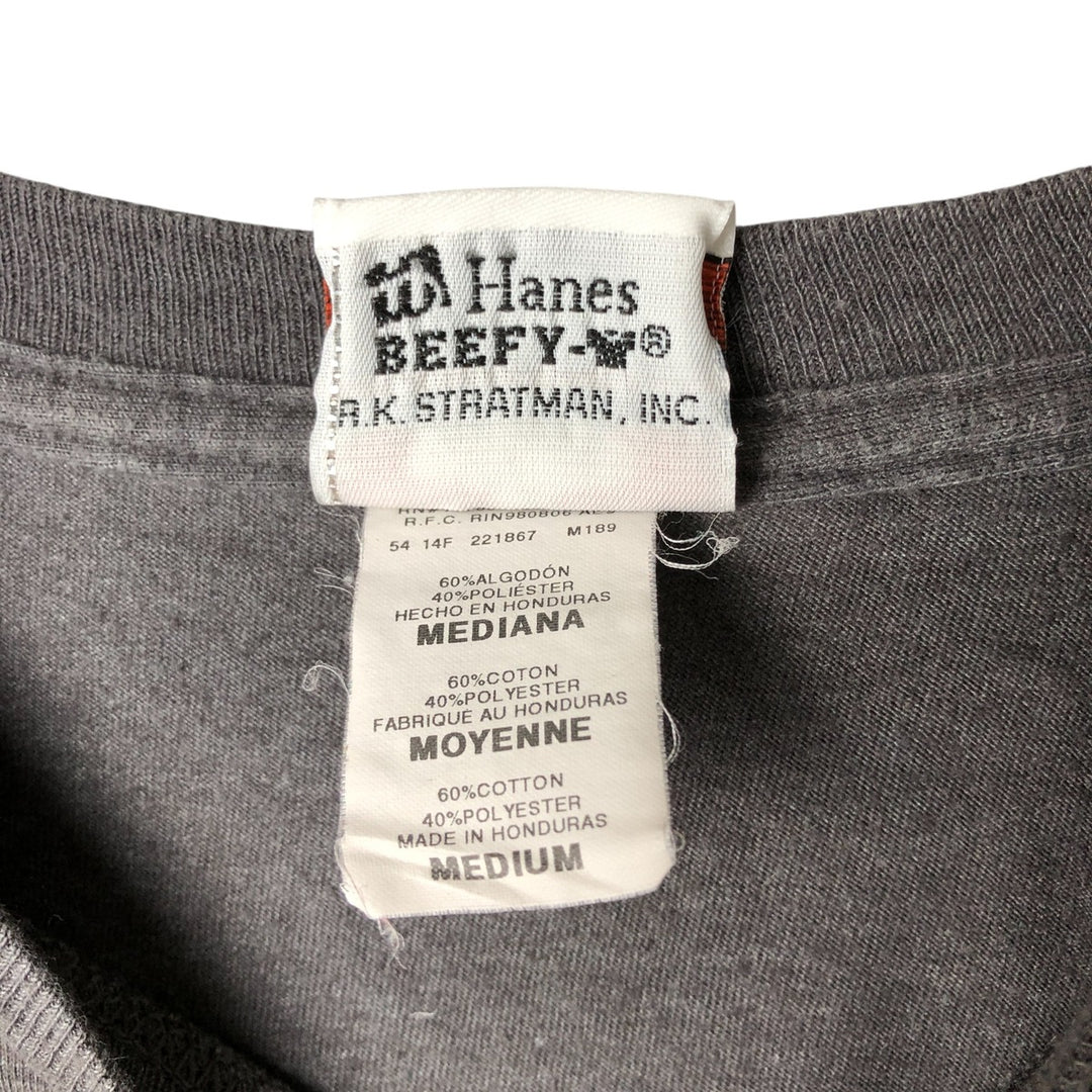 00'S Harley-Davidson Long Sleeve T-Shirt, Men's Medium cotton Charcoal Vintage Second Hand