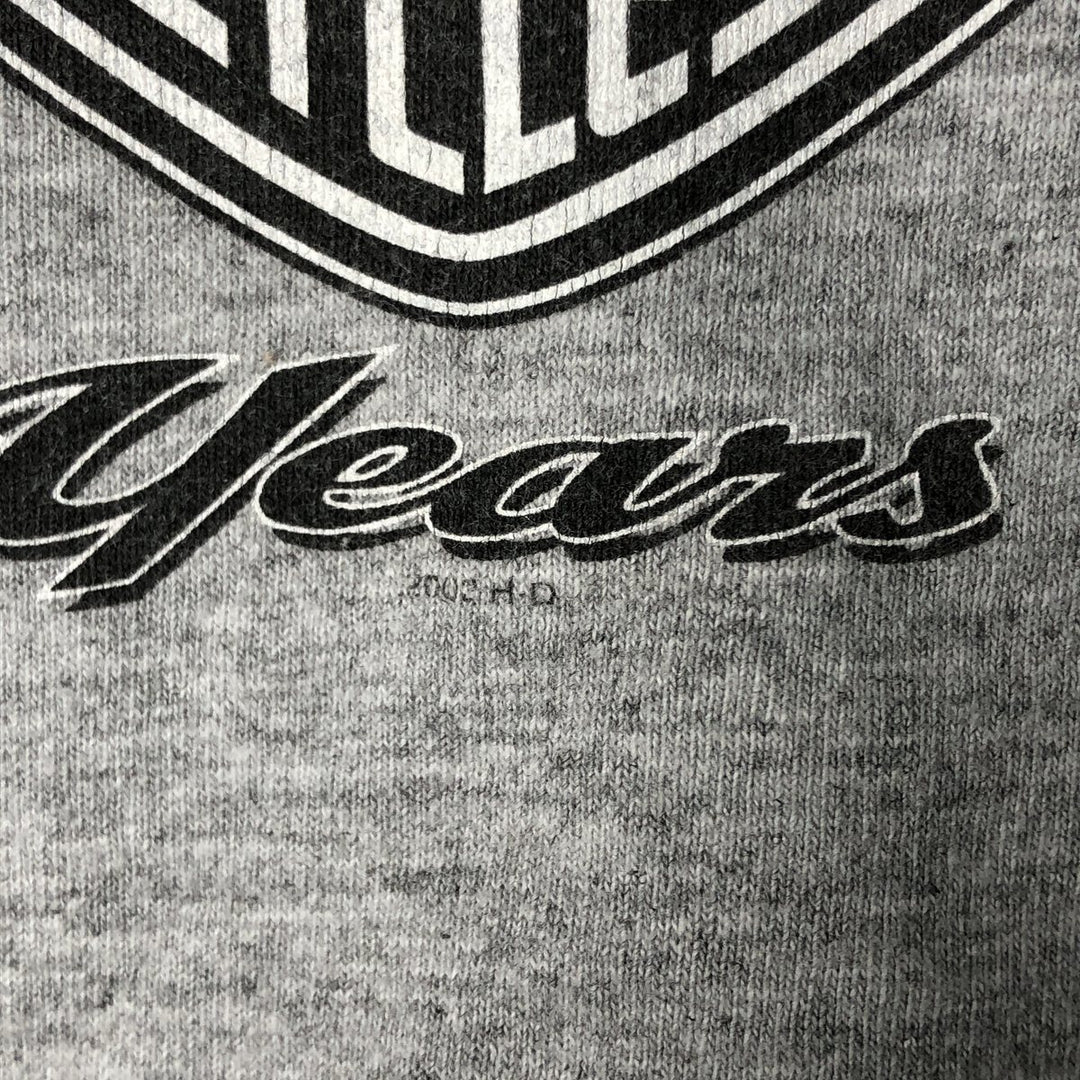 2000'S Harley-Davidson high-neck long-sleeved T-shirt, men's size XL cotton gray type Vintage Second Hand