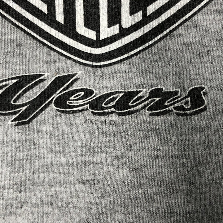 2000'S Harley-Davidson high-neck long-sleeved T-shirt, men's size XL cotton gray type Vintage Second Hand