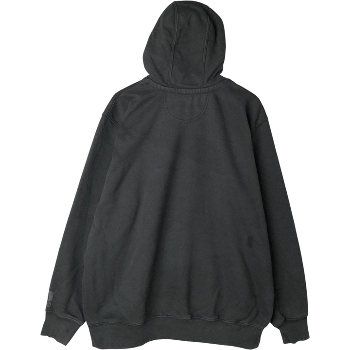 Carhartt ORIGINAL FIT sweatshirt pullover hoodie, men's XL size cotton black type Vintage Second Hand