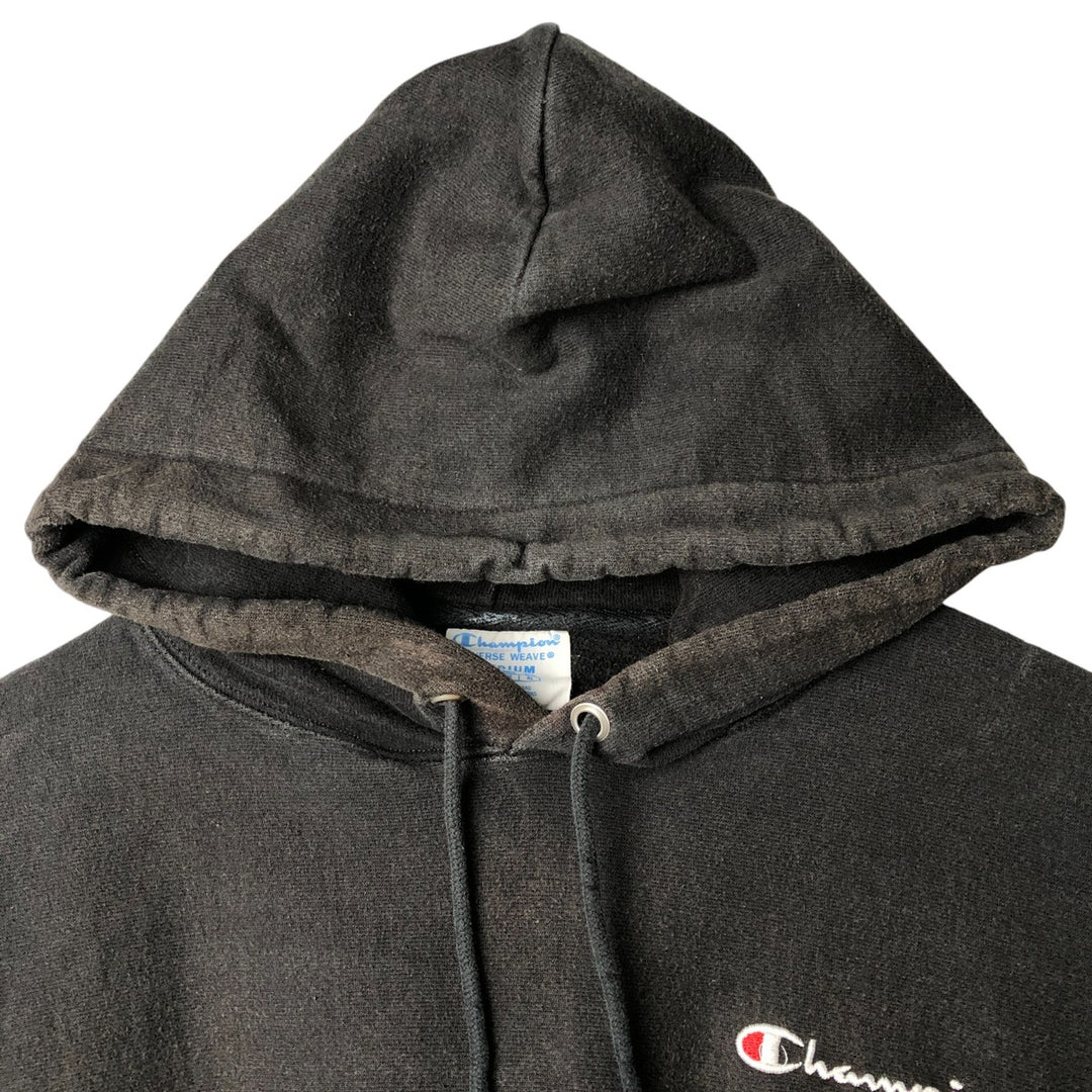 Champion REVERSE WEAVE Reverse Weave Sweat Pullover Hoodie Men's M cotton black type Vintage Second Hand