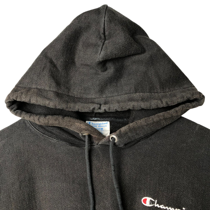 Champion REVERSE WEAVE Reverse Weave Sweat Pullover Hoodie Men's M cotton black type Vintage Second Hand