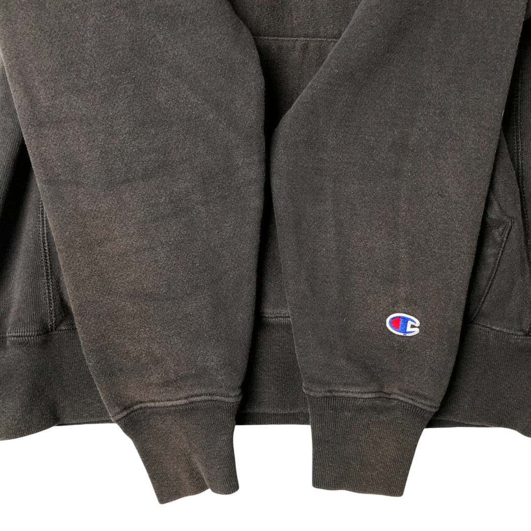 Champion REVERSE WEAVE Reverse Weave Sweat Pullover Hoodie Men's M cotton black type Vintage Second Hand