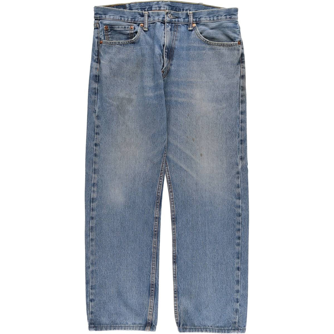Levi's 505 tapered denim pants for men, size w37 unclear blue type Vintage Second Hand