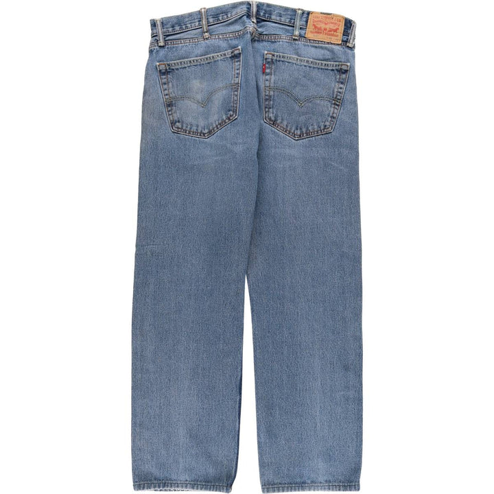 Levi's 505 tapered denim pants for men, size w37 unclear blue type Vintage Second Hand