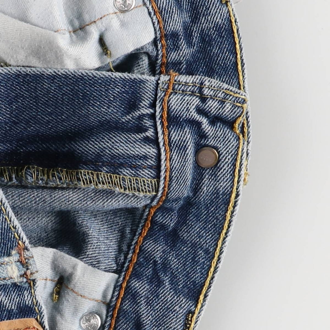 Levi's 505 tapered denim pants for men, size w37 unclear blue type Vintage Second Hand
