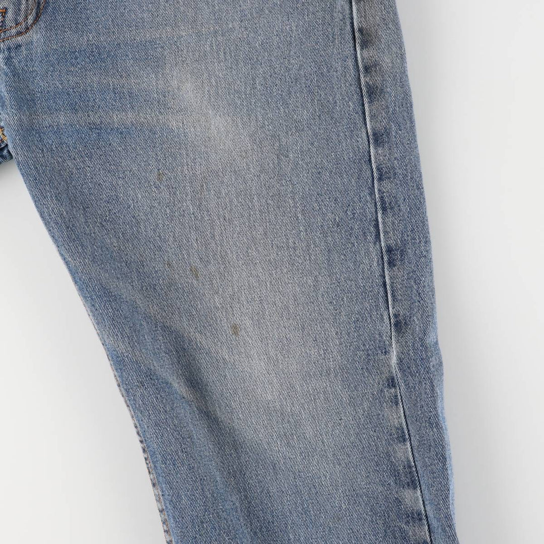 Levi's 505 tapered denim pants for men, size w37 unclear blue type Vintage Second Hand