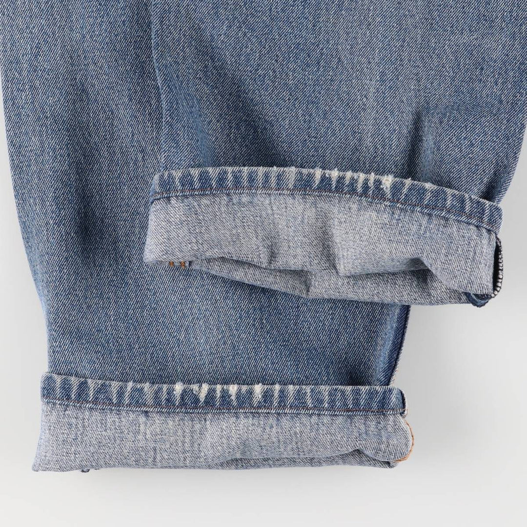 Levi's 505 tapered denim pants for men, size w37 unclear blue type Vintage Second Hand