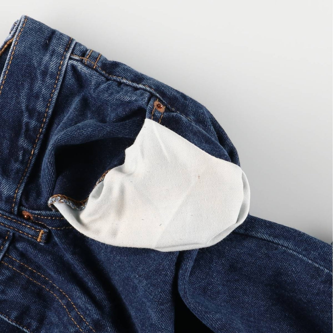 Levi's 505 tapered denim pants for men, size W33 cotton blue type Vintage Second Hand