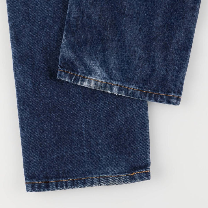 Levi's 505 tapered denim pants for men, size W33 cotton blue type Vintage Second Hand