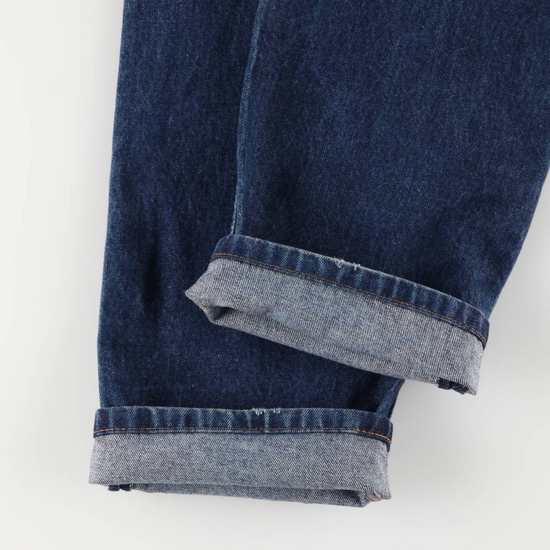 Levi's 505 tapered denim pants for men, size W33 cotton blue type Vintage Second Hand