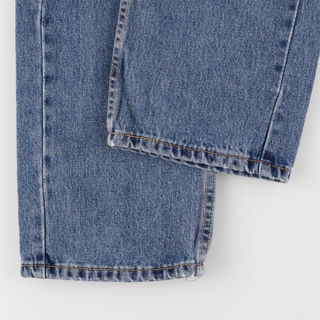 Levi's 505 tapered denim pants for men, size w36 cotton blue type Vintage Second Hand