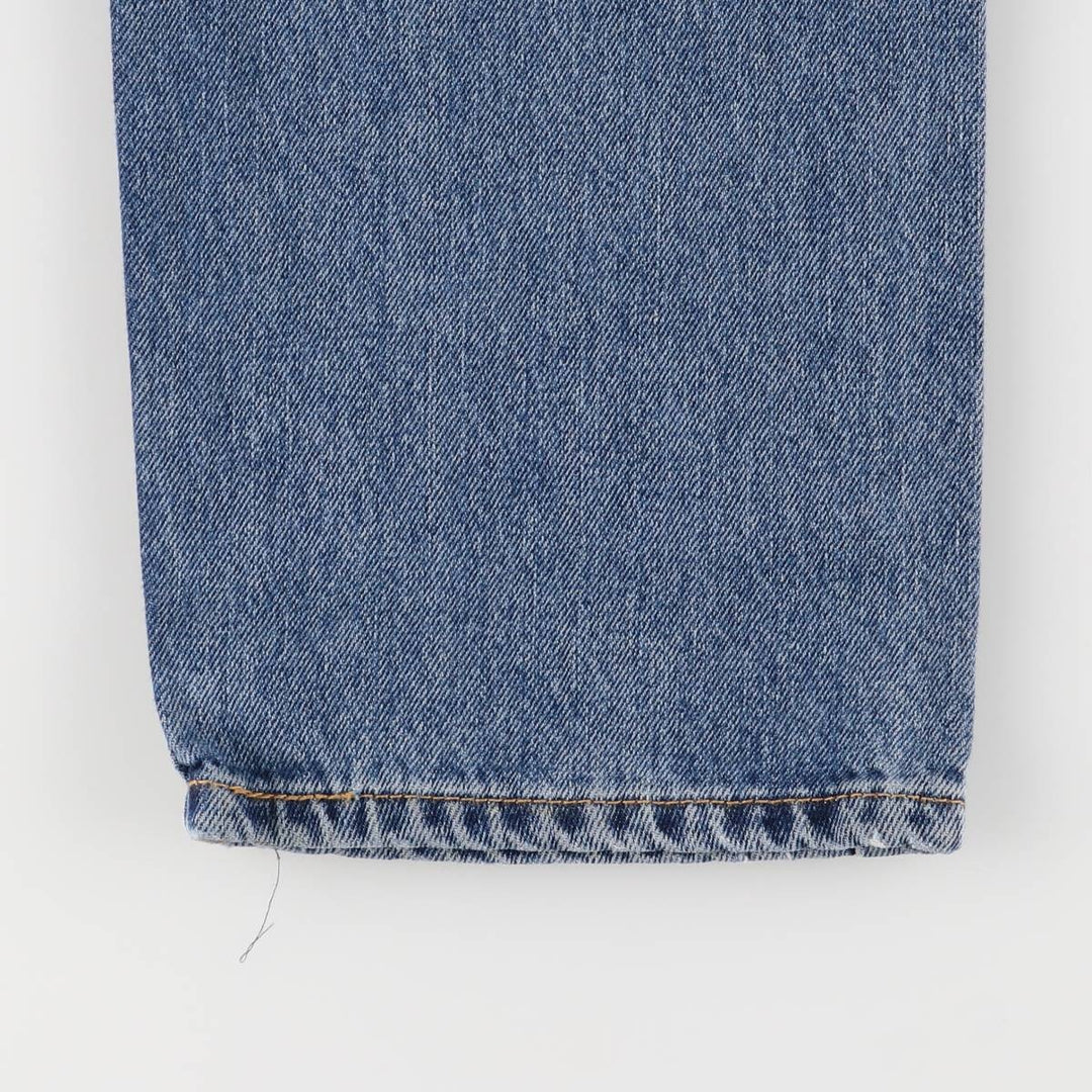 Levi's 505 tapered denim pants for men, size w36 cotton blue type Vintage Second Hand