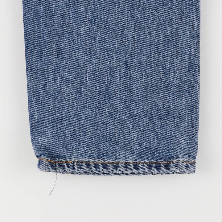 Levi's 505 tapered denim pants for men, size w36 cotton blue type Vintage Second Hand