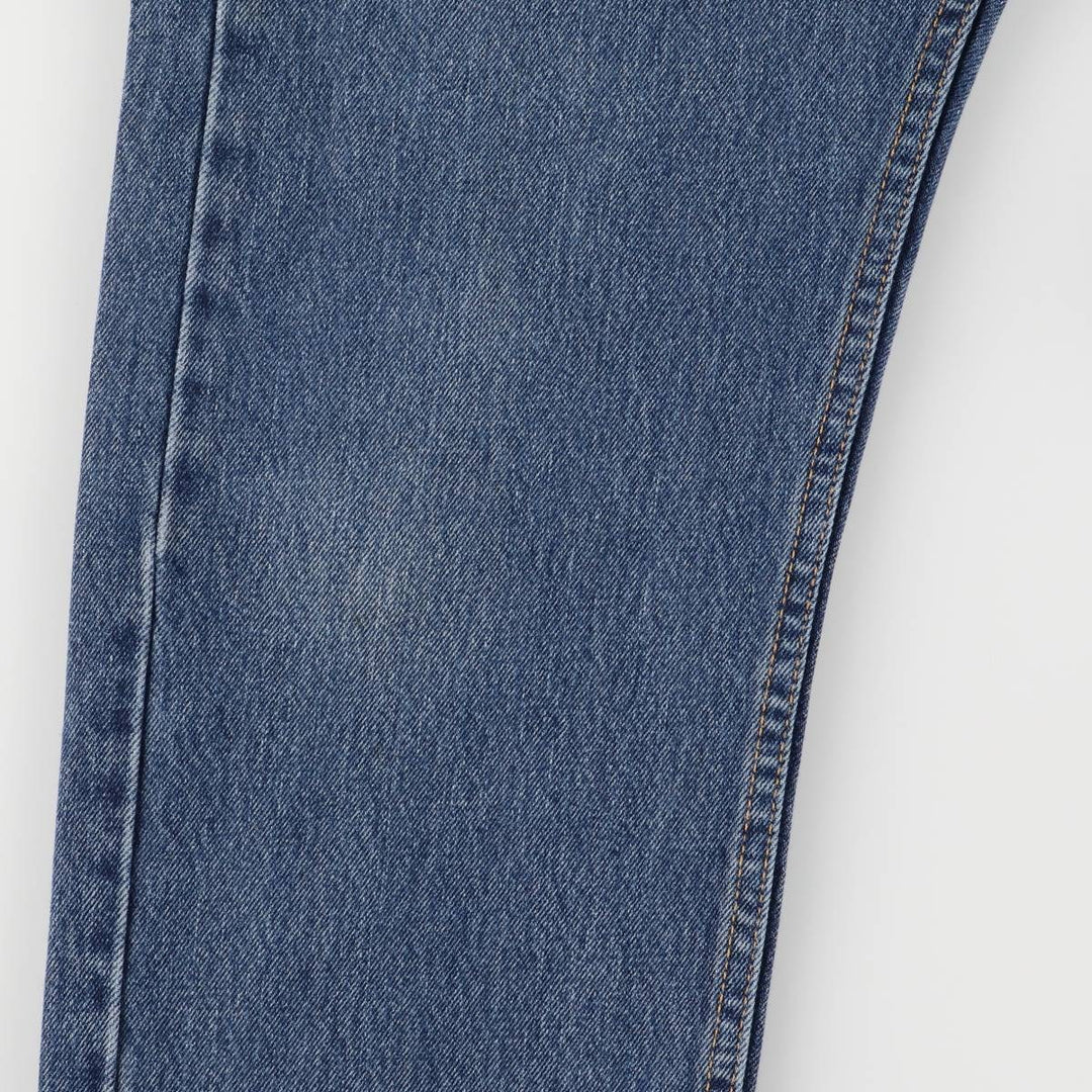 Levi's 505 tapered denim pants for men, size W33 cotton blue type Vintage Second Hand