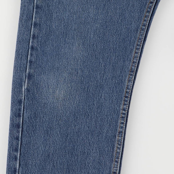 Levi's 505 tapered denim pants for men, size W33 cotton blue type Vintage Second Hand