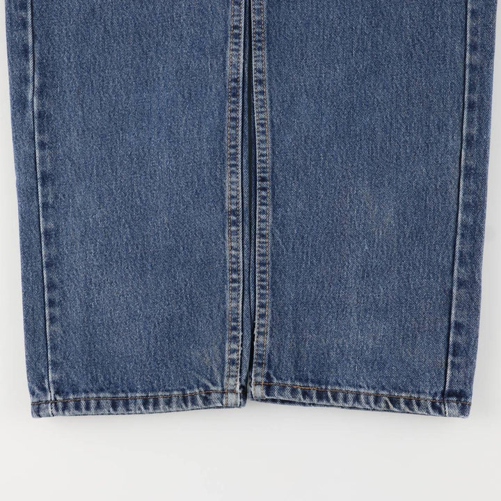 Levi's 505 tapered denim pants for men, size W33 cotton blue type Vintage Second Hand