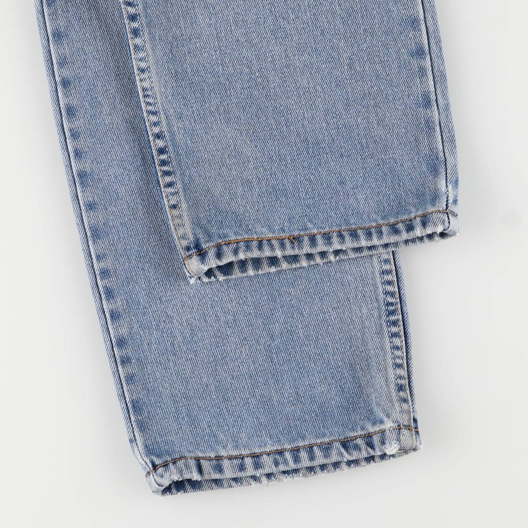 Levi's 505 REGULAR FIT tapered denim pants for men, size w34 cotton blue type Vintage Second Hand
