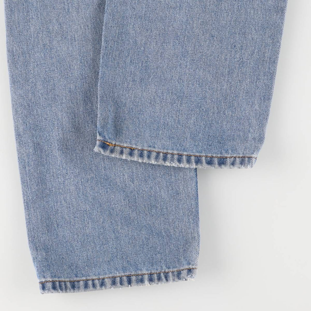 Levi's 505 REGULAR FIT tapered denim pants for men, size w34 cotton blue type Vintage Second Hand