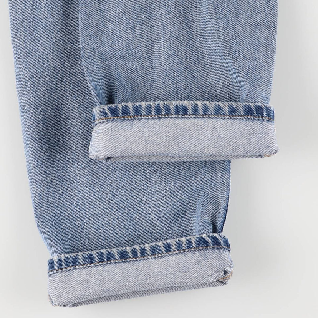 Levi's 505 REGULAR FIT tapered denim pants for men, size w34 cotton blue type Vintage Second Hand