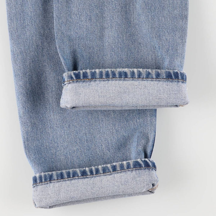Levi's 505 REGULAR FIT tapered denim pants for men, size w34 cotton blue type Vintage Second Hand