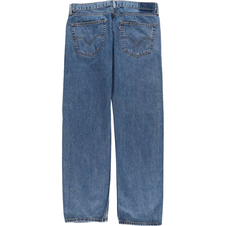 Levi's 505 STRAIGHT FIT tapered denim pants for men, size w37 cotton blue type Vintage Second Hand