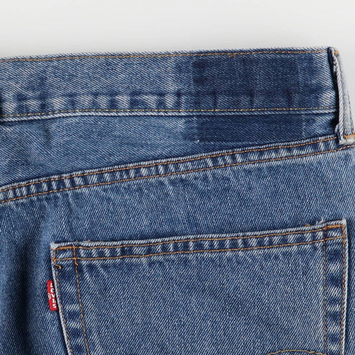 Levi's 505 STRAIGHT FIT tapered denim pants for men, size w37 cotton blue type Vintage Second Hand