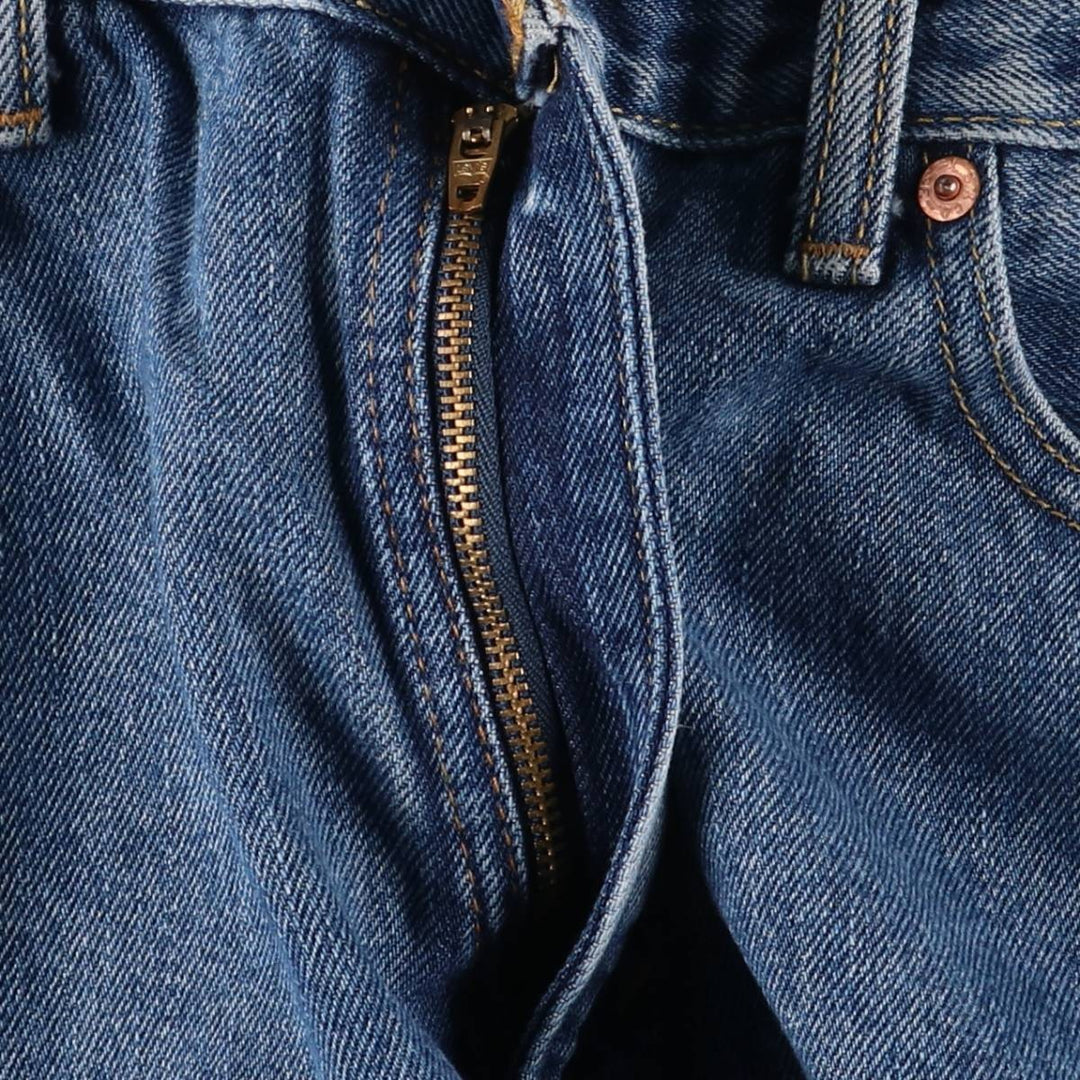 Levi's 505 STRAIGHT FIT tapered denim pants for men, size w37 cotton blue type Vintage Second Hand