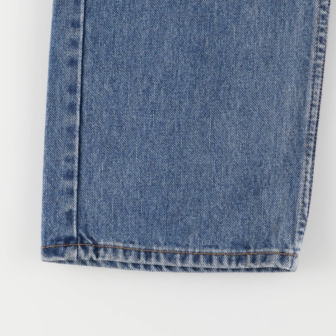 Levi's 505 STRAIGHT FIT tapered denim pants for men, size w37 cotton blue type Vintage Second Hand