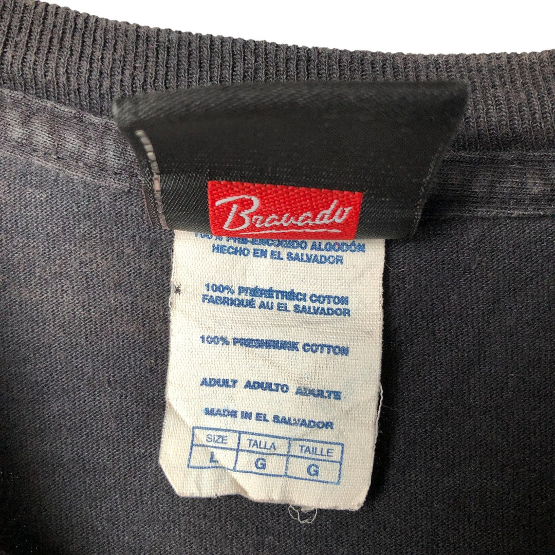 00'S Harley-Davidson Long Sleeve T-Shirt, Men's Size L cotton black type Vintage Second Hand