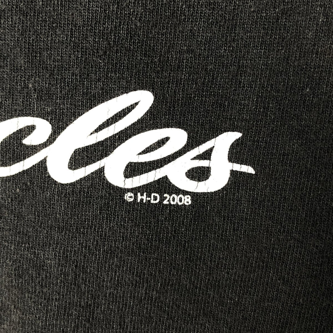 00'S Harley-Davidson Long Sleeve T-Shirt, Men's Size L cotton black type Vintage Second Hand