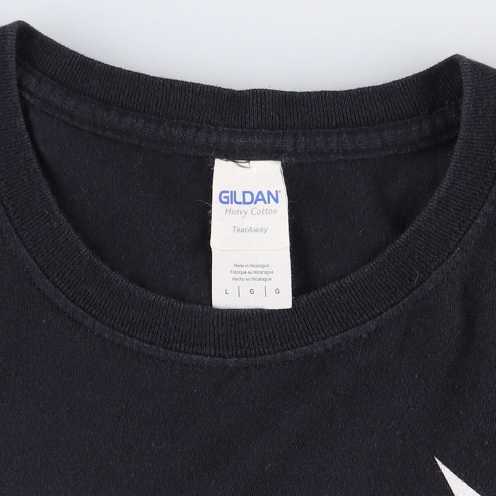 Gildan Metallica Band T-shirt, Men's Size L cotton black type Vintage Second Hand