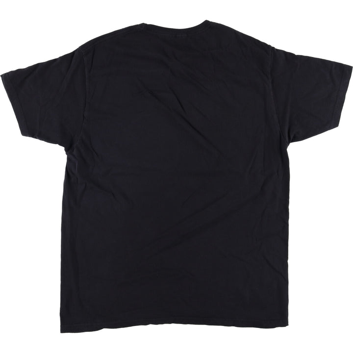 THE BEATLES Band T-shirt, Men's L size cotton black type Vintage Second Hand