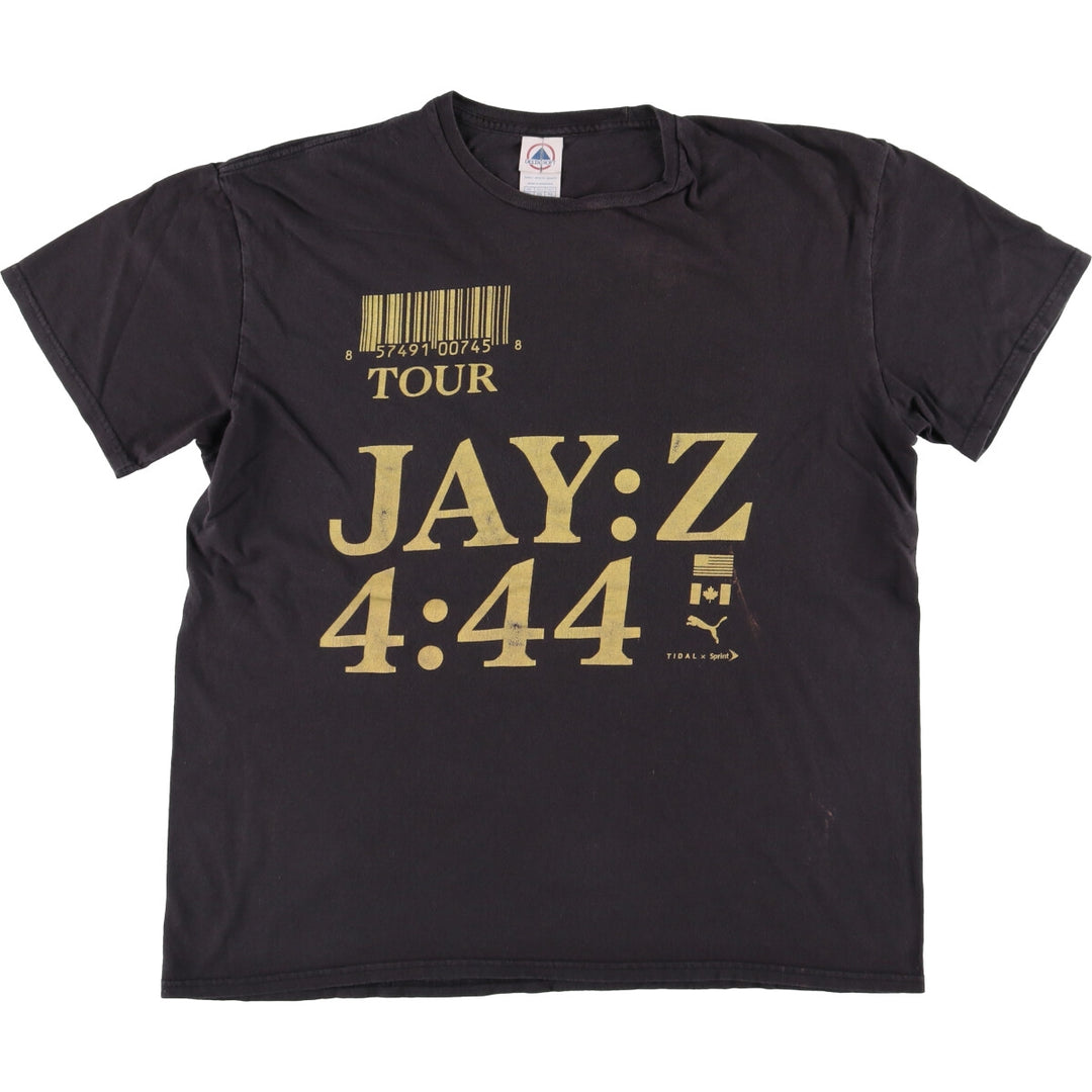Delta Jay-Z Rap T-Shirt, Men's Size XL cotton black type Vintage Second Hand